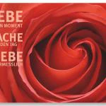 Postkarte LEBE - LIEBE - LACHE