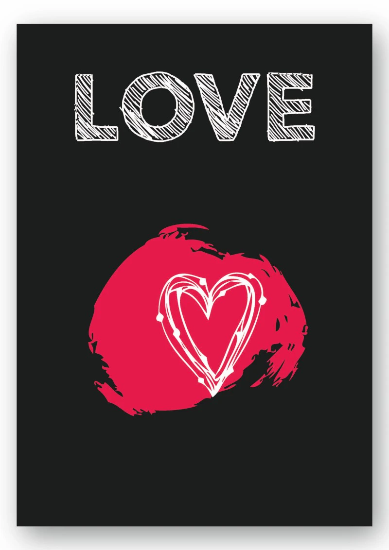 Wandbild love