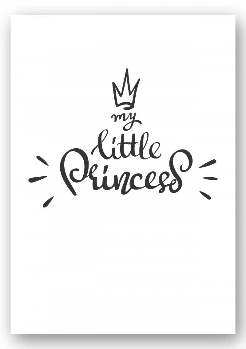 Wandbild "my little princess"